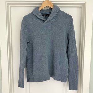 Banana Republic 100% Merino Wool Cozy Shawl-Collar Sweater Size Large